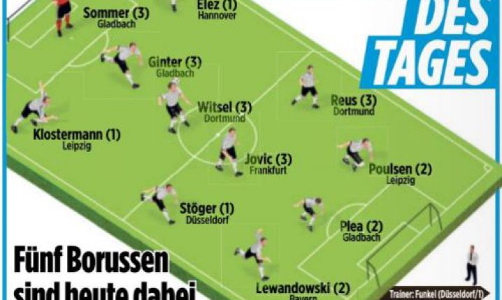 Lewandowski w XI kolejki Bundesligi!